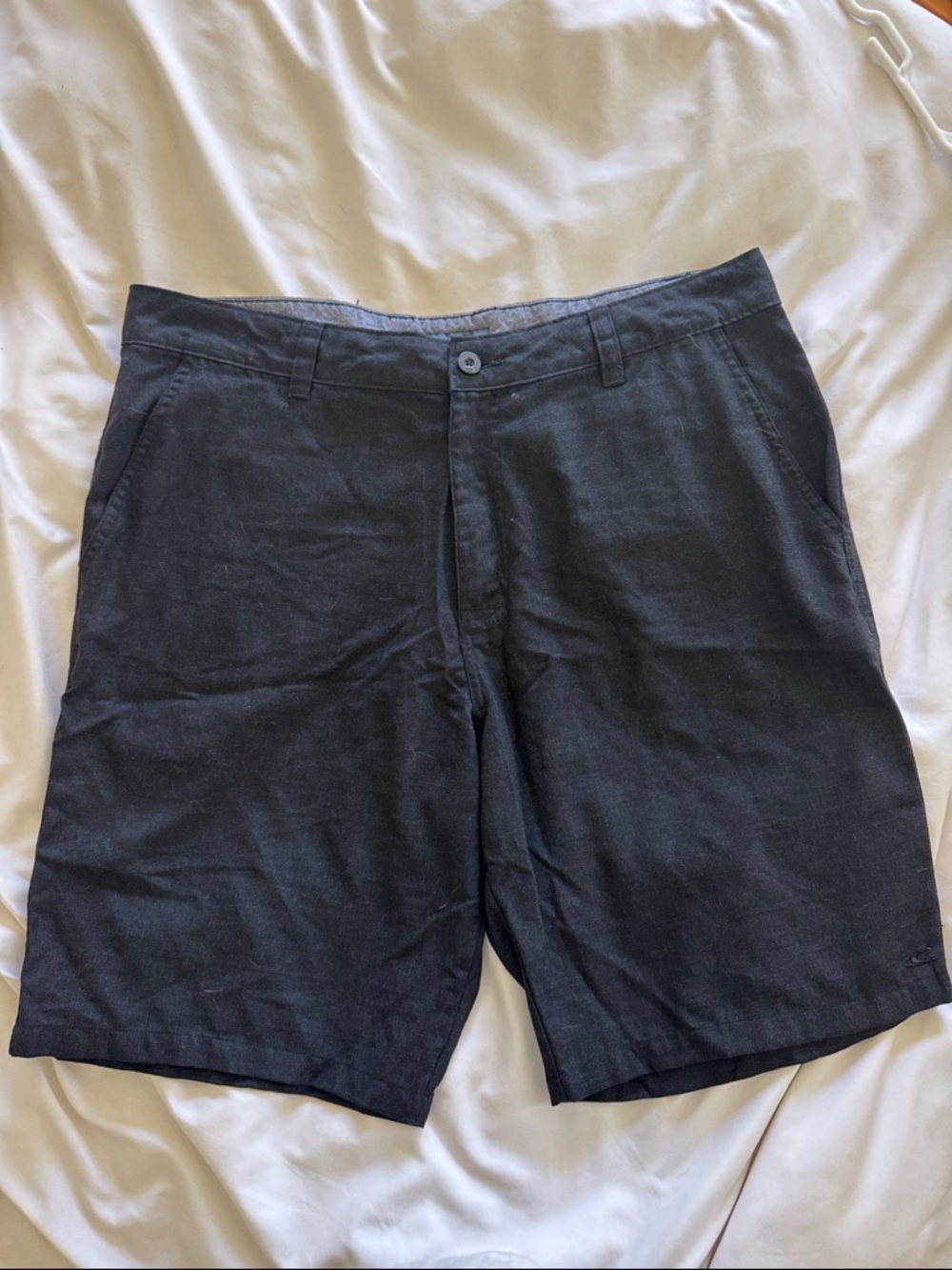 O'Neill Men's Black Flat Front Shorts